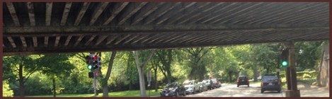 red_under the bridge